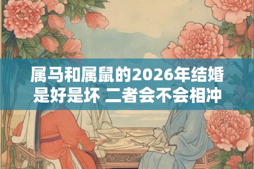 属马和属鼠的2026年结婚是好是坏 二者会不会相冲