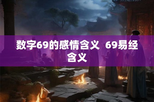 数字69的感情含义  69易经含义