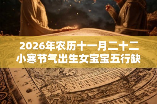 2026年农历十一月二十二小寒节气出生女宝宝五行缺水起名
