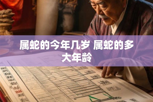 属蛇的今年几岁 属蛇的多大年龄 属蛇的今年几岁 属蛇的多大年龄
