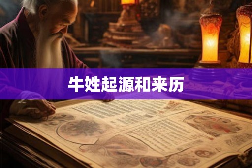 牛姓起源和来历