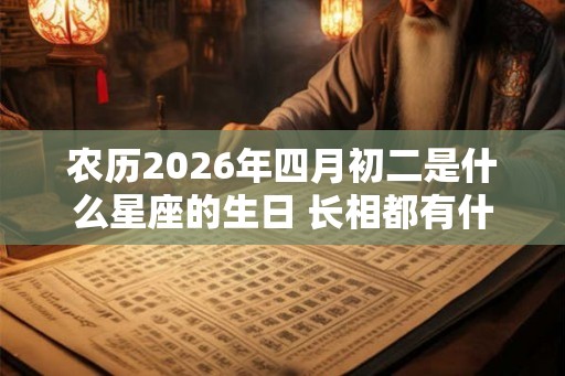 农历2026年四月初二是什么星座的生日 长相都有什么特点