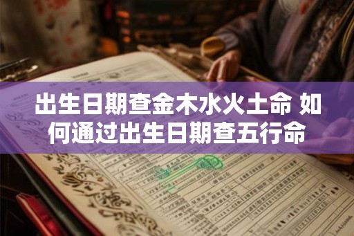 出生日期查金木水火土命 如何通过出生日期查五行命 出生日期查金木水火土命 如何通过出生日期查五行命