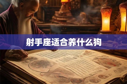 射手座适合养什么狗
