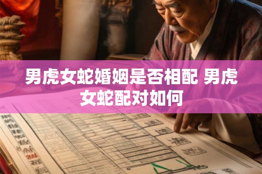 男虎女蛇婚姻是否相配 男虎女蛇配对如何