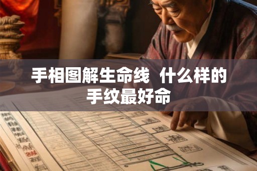 手相图解生命线  什么样的手纹最好命