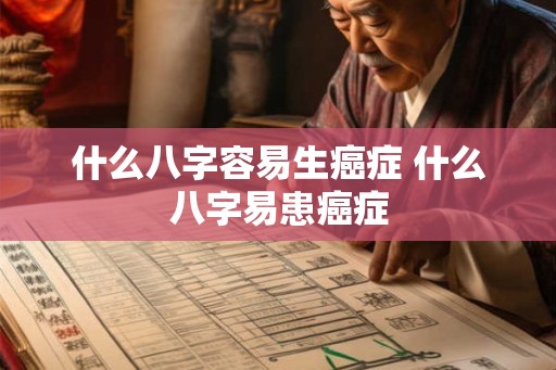 什么八字容易生癌症 什么八字易患癌症 什么八字容易生癌症 什么八字易患癌症