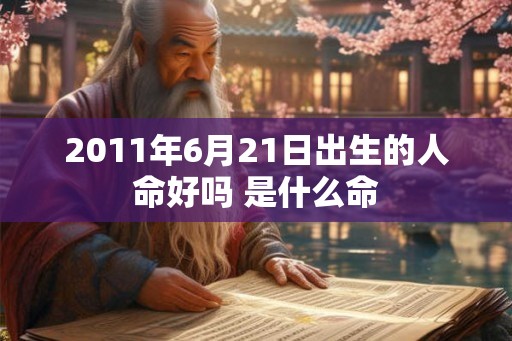 2011年6月21日出生的人命好吗 是什么命 2011年6月21日出生的人命好吗 是什么命