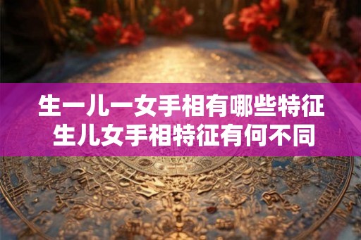 生一儿一女手相有哪些特征 生儿女手相特征有何不同