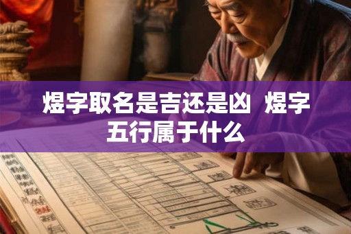 煜字取名是吉还是凶  煜字五行属于什么