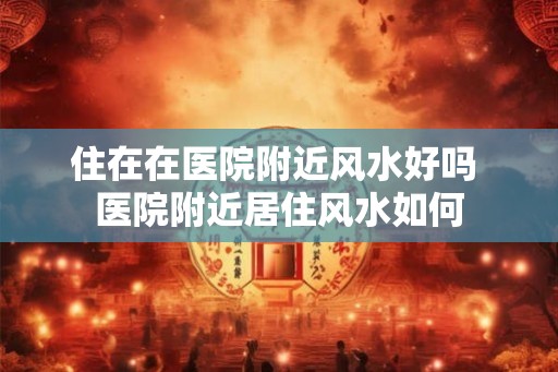 住在在医院附近风水好吗 医院附近居住风水如何