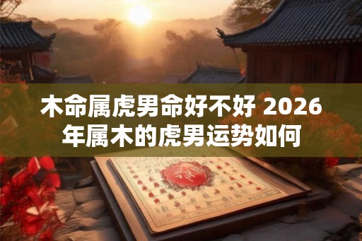 木命属虎男命好不好 2026年属木的虎男运势如何