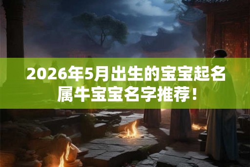 2026年5月出生的宝宝起名 属牛宝宝名字推荐！