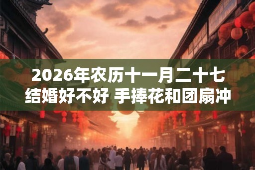 2026年农历十一月二十七结婚好不好 手捧花和团扇冲突吗