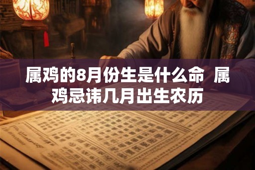 属鸡的8月份生是什么命 属鸡忌讳几月出生农历 属鸡的8月份生是什么命 属鸡忌讳几月出生农历