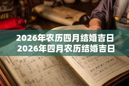 2026年农历四月结婚吉日 2026年四月农历结婚吉日是什么