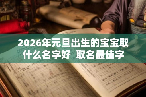 2026年元旦出生的宝宝取什么名字好  取名最佳字