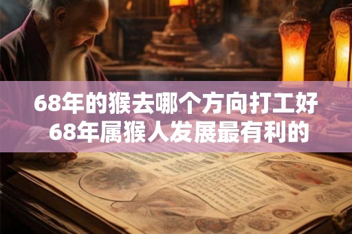 68年的猴去哪个方向打工好 68年属猴人发展最有利的方位