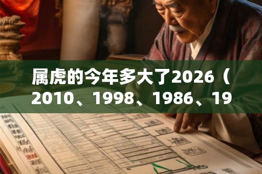 属虎的今年多大了2026（2010、1998、1986、1974、1962）