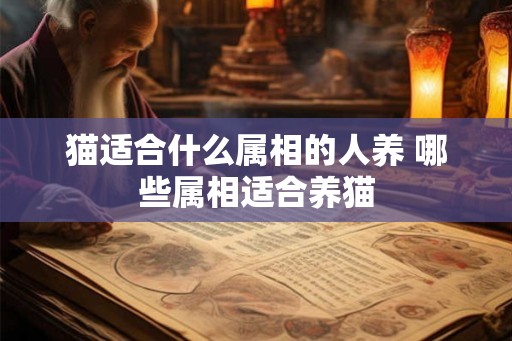 猫适合什么属相的人养 哪些属相适合养猫