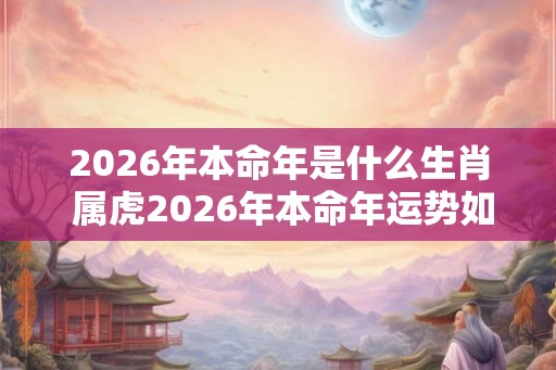 2026年本命年是什么生肖 属虎2026年本命年运势如何 2026年本命年是什么生肖 属虎2026年本命年运势如何