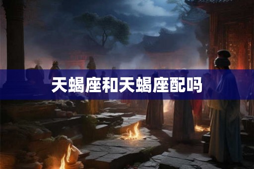 天蝎座和天蝎座配吗