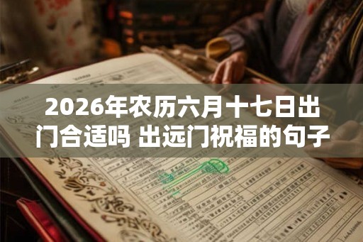 2026年农历六月十七日出门合适吗 出远门祝福的句子
