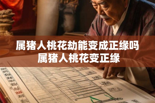 属猪人桃花劫能变成正缘吗 属猪人桃花变正缘
