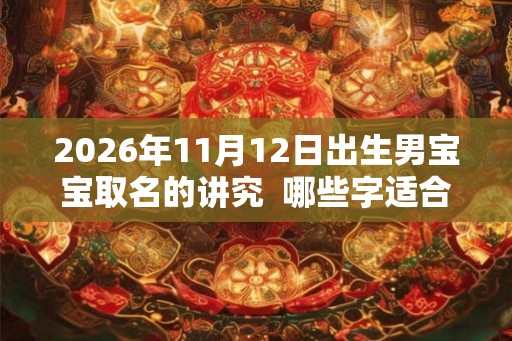 2026年11月12日出生男宝宝取名的讲究  哪些字适合取名