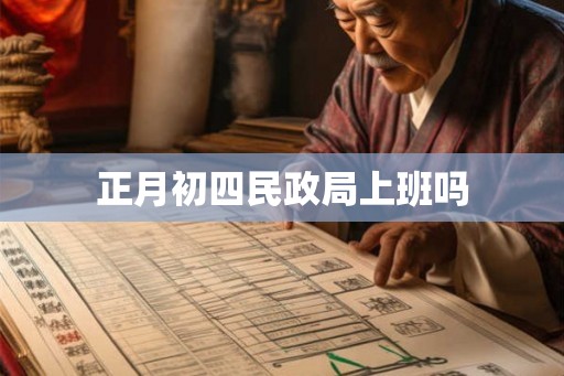 正月初四民政局上班吗