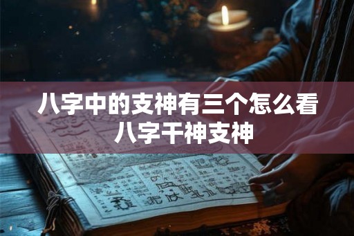 八字中的支神有三个怎么看  八字干神支神