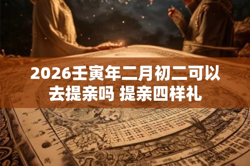 2026壬寅年二月初二可以去提亲吗 提亲四样礼