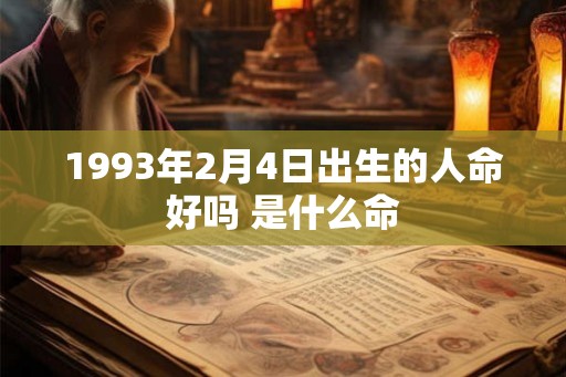 1993年2月4日出生的人命好吗 是什么命 1993年2月4日出生的人命好吗 是什么命