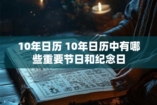 10年日历 10年日历中有哪些重要节日和纪念日 10年日历 10年日历中有哪些重要节日和纪念日