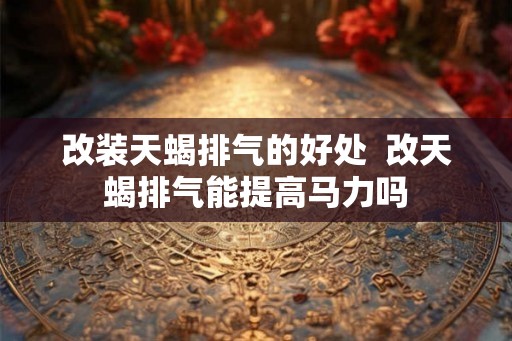 改装天蝎排气的好处 改天蝎排气能提高马力吗 改装天蝎排气的好处 改天蝎排气能提高马力吗