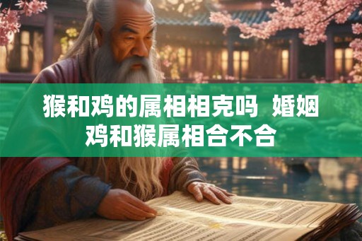 猴和鸡的属相相克吗  婚姻鸡和猴属相合不合