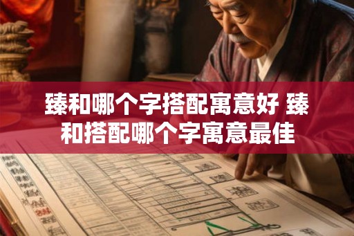 臻和哪个字搭配寓意好 臻和搭配哪个字寓意最佳