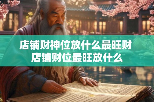 店铺财神位放什么最旺财 店铺财位最旺放什么 店铺财神位放什么最旺财 店铺财位最旺放什么