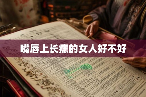 嘴唇上长痣的女人好不好 嘴唇上长痣的女人好不好