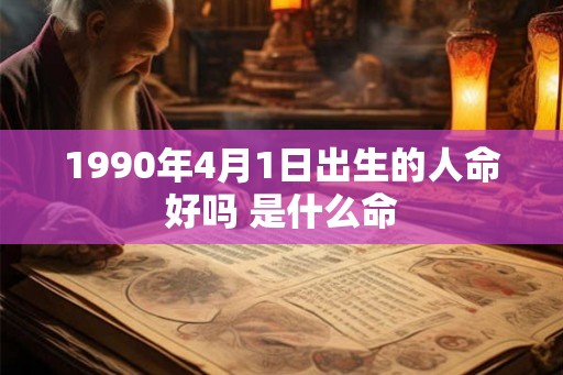 1990年4月1日出生的人命好吗 是什么命