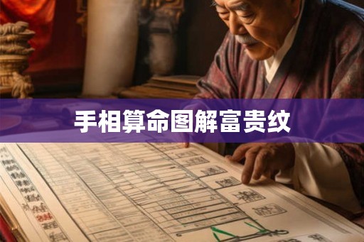 手相算命图解富贵纹