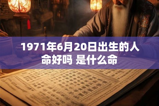 1971年6月20日出生的人命好吗 是什么命