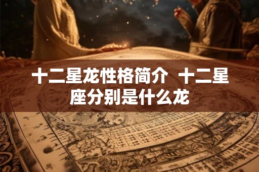十二星龙性格简介  十二星座分别是什么龙
