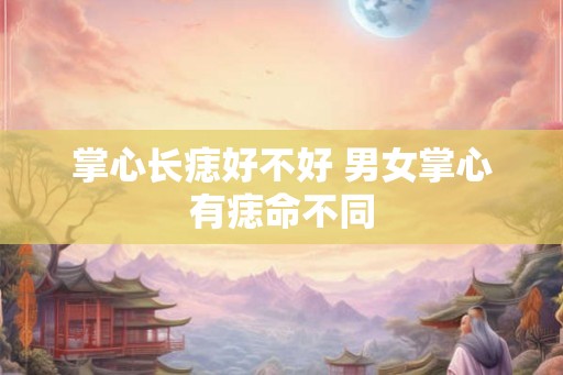 掌心长痣好不好 男女掌心有痣命不同