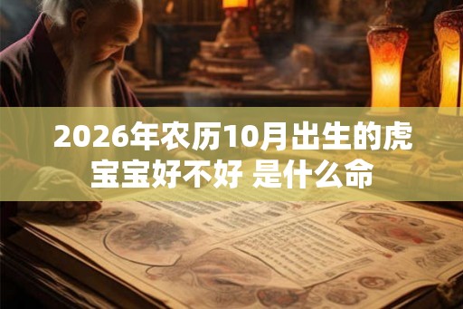 2026年农历10月出生的虎宝宝好不好 是什么命