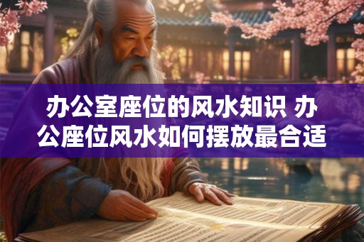办公室座位的风水知识 办公座位风水如何摆放最合适