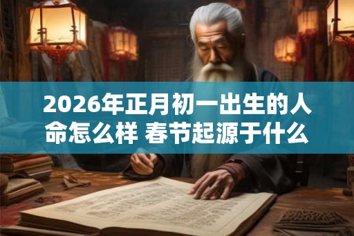 2026年正月初一出生的人命怎么样 春节起源于什么朝代