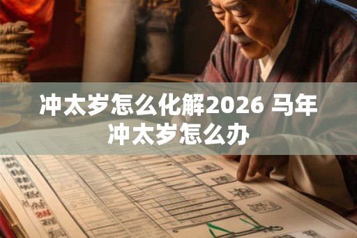 冲太岁怎么化解2026 马年冲太岁怎么办