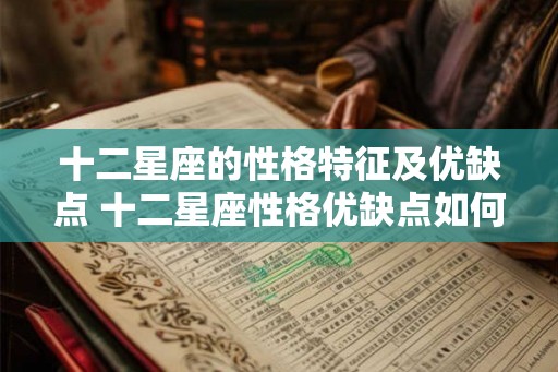 十二星座的性格特征及优缺点 十二星座性格优缺点如何 十二星座的性格特征及优缺点 十二星座性格优缺点如何