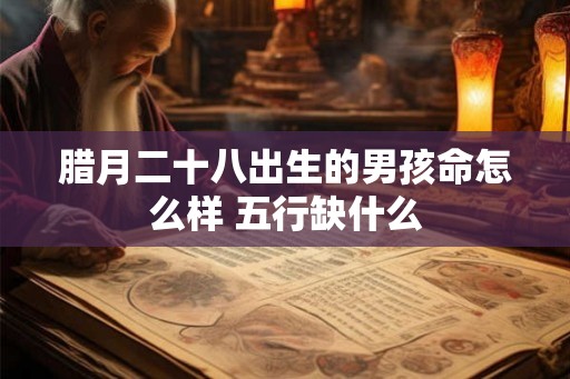 腊月二十八出生的男孩命怎么样 五行缺什么